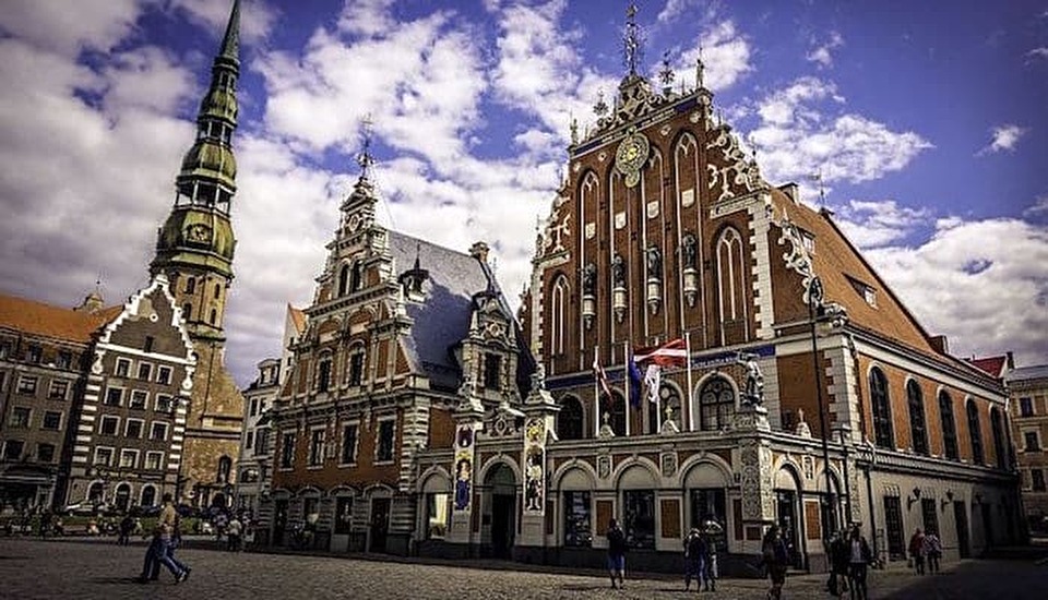 Old town location in Latvia