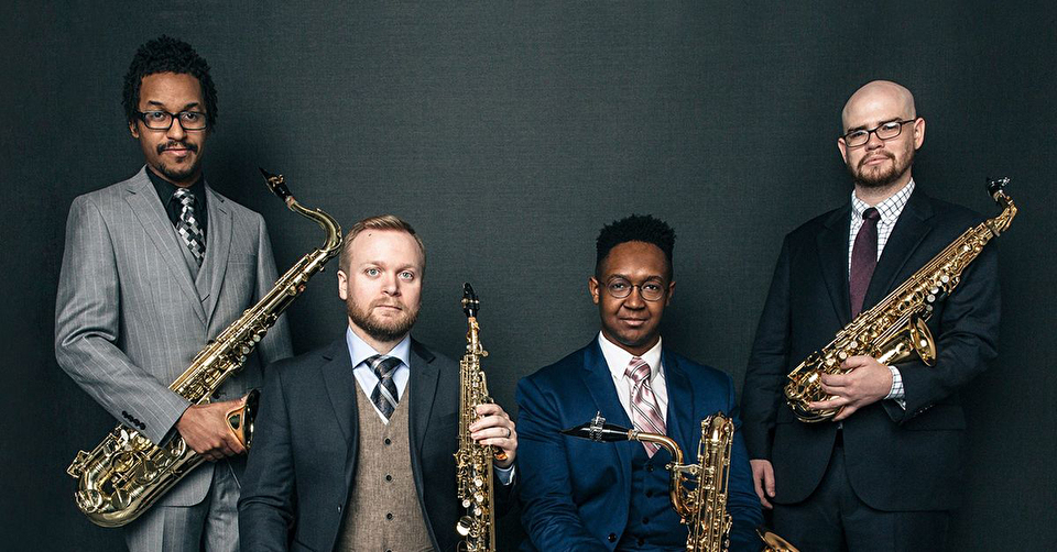 Photo of quartet members