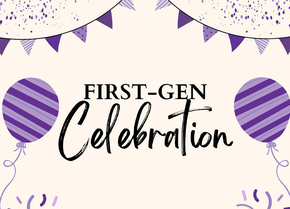 Graphic first-gen celebration