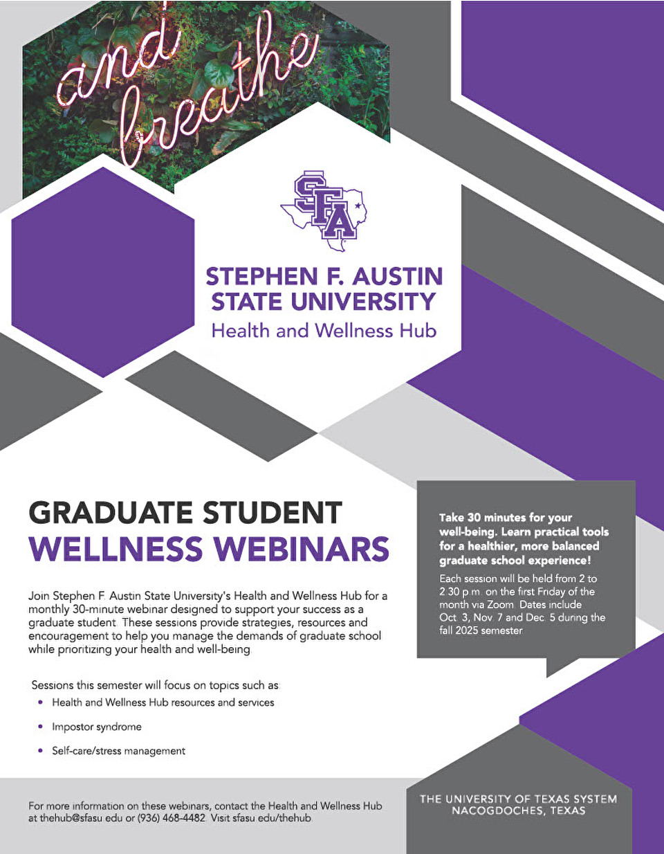 Graduate Student Wellness Webinar