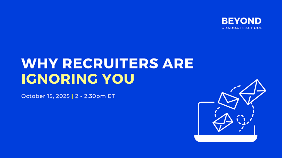 Why Recruiters Are Ignoring You