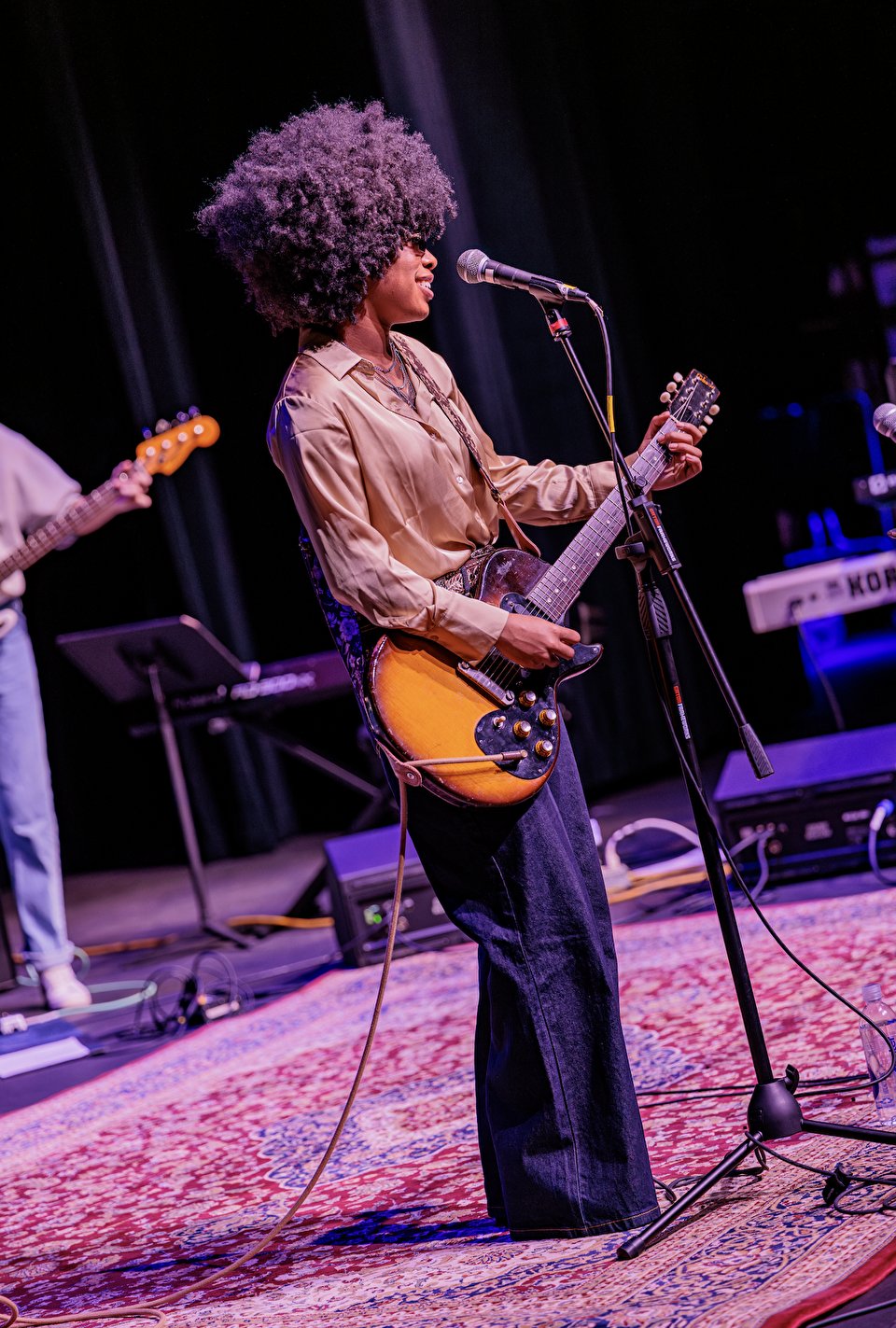 Guitar player on stage